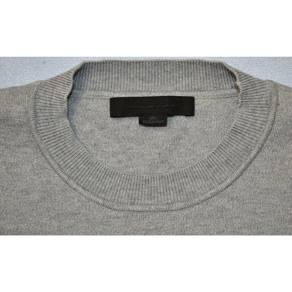 ALEXANDER WANG Cotton Gray Blue Panel Crewneck Sleeveless Sweater Dress Size L - Picture 4 of 5